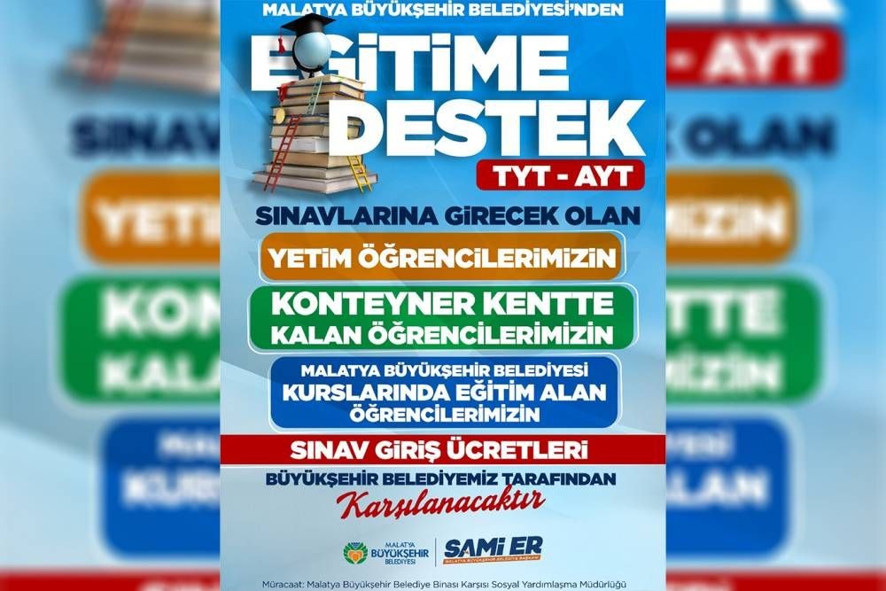Büyükşehir Belediyesi, ihtiyaç sahiplerinin AYT VE TYT sınav ücretlerini karşılayacak