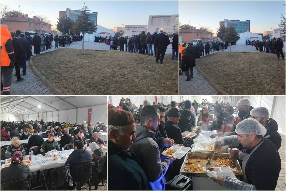 Malatya'da iftar çadırlarına yoğun ilgi
