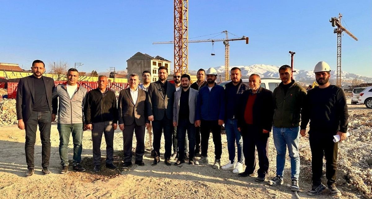 DAİMFED Heyeti, Malatya'da rezerv alan şantiyelerini inceledi