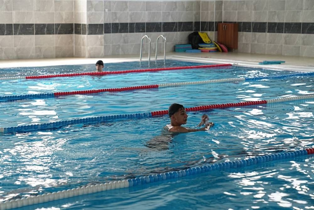 Battalgazi Belediyesi yüzme kurslarına yoğun ilgi