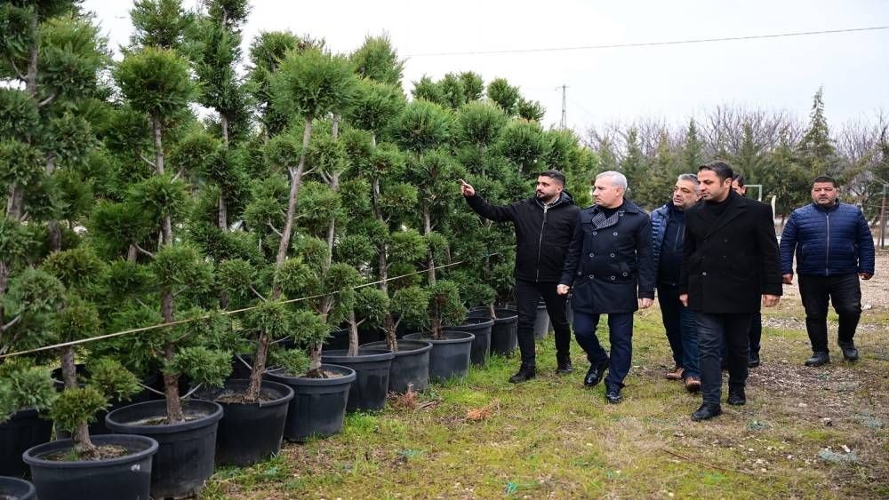 Yeşilyurt Belediyesi fidanlık alanı, Yeşilyurt’a nefes oluyor