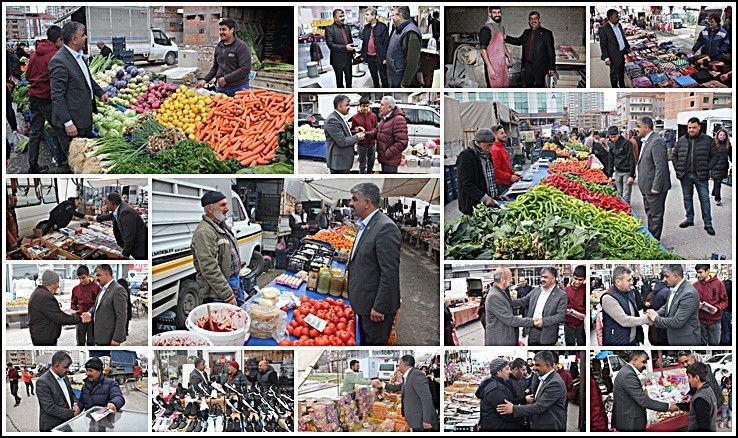 Ali Karakuş, Pazar Esnafının Sorunlarını Dinledi