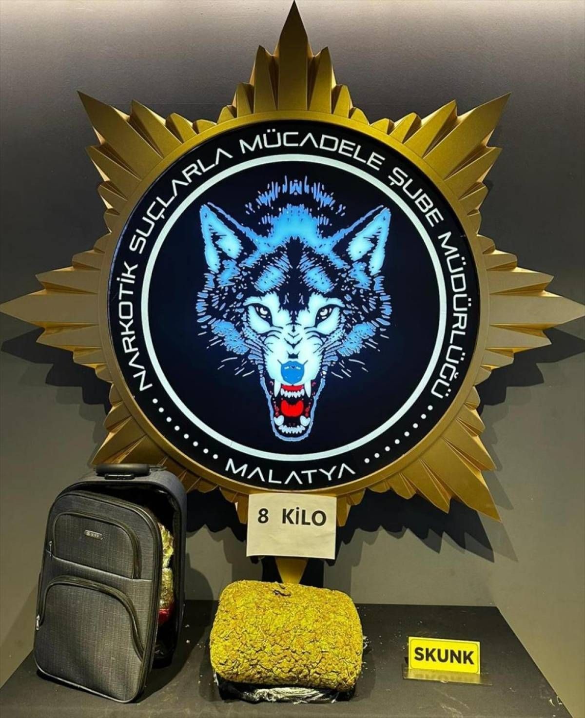 Malatya'da 8 kilogram uyuşturucu madde ele geçirildi