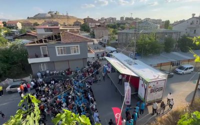 Gezici mobil Kur'an kursunun ilk durağı Malatya oldu