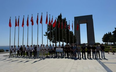 Yeşilyurt Genç Meclis üyeleri, Çanakkale'deki tarihi mekânları inceledi