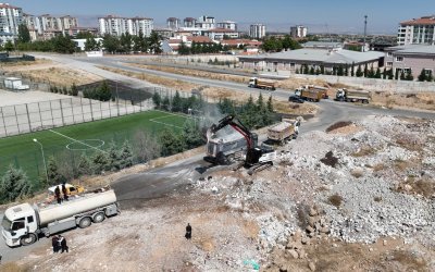 Kaçak hafriyat döküm alanlarında temizlik çalışmalarına başlandı