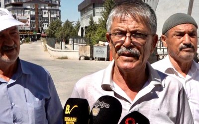 Yeşilyurtlu çiftçilerden sulama sorununa tepki