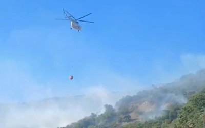 Malatya'da dün başlayan orman yangını kontrol altına alındı