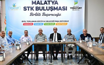 Başkan Geçit, STK Temsilcileriyle Yeşilyurt’un Bugünü ve Yarınlarını Ele Aldı 