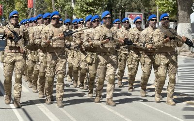 Malatya’da 30 Ağustos Zafer Bayramı provası yapıldı