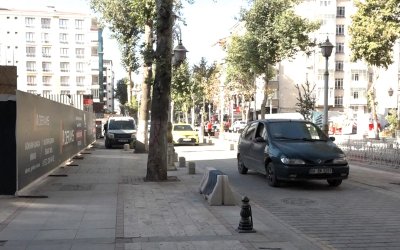 Kanalboyu’nda esnafın toz şikayeti