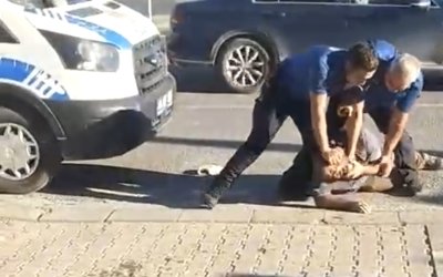 Polisten zabıtaya saldırı açıklaması