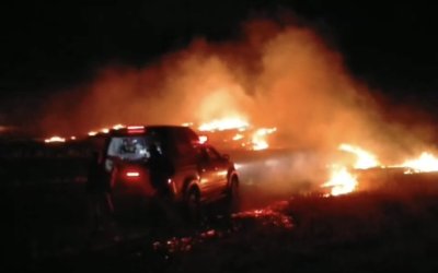 Arguvan'da yangın paniği