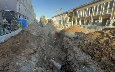 Toprak altında kalan işçi kurtarılamadı