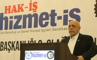 HAK-İŞ Genel Başkanı Arslan, Malatya'da konuştu: