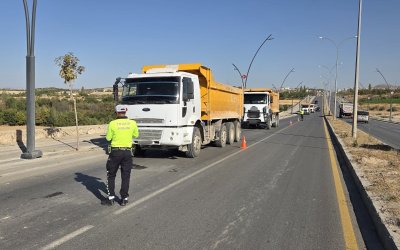 Malatya’da Hafriyat Kamyonları ve Beton Mikserlerine Sıkı Denetim