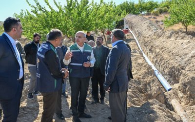 Başkan Sami Er: “Kuraklığa Karşı 250 Bin Metre Sulama Borusu Dağıtıyoruz”