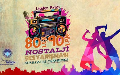 Battalgazi Belediyesi’nden Liseler Arası 80’ler Ve 90’lar Nostalji Ses Yarışması