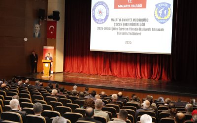 Malatya’da Okul Güvenliği Toplantısı Düzenlendi
