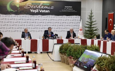 Yeşil Vatan Seferberliğiyle 550 Milyon Fidan Toprakla Buluşacak