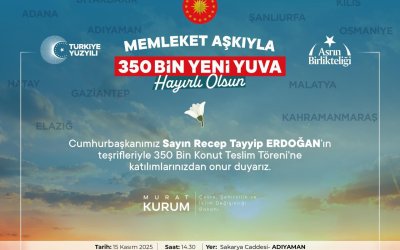 350 Bininci Konut 15 Kasım’da Teslim Edilecek