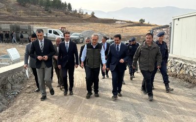 Vali Yavuz, Battalgazi Belediyesi'nin yeni hayvan barınağı projesini inceledi