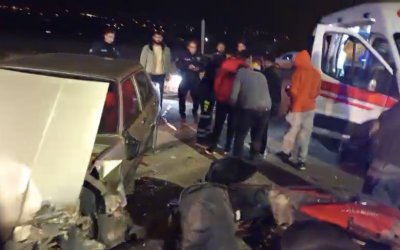 Motosiklet sürücüsü ağır yaralandı, otomobil sürücüsü kazadan sonra kaçtı