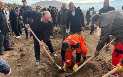 Doğanşehir’de ÖNEM Projesi Kapsamında Fidan Dikim Etkinliği Gerçekleştirildi