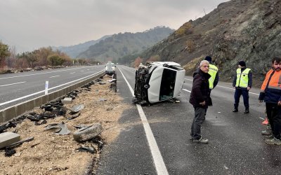 Doğanşehir Karanlıkdere Mevkiinde Trafik Kazası: 4 Yaralı