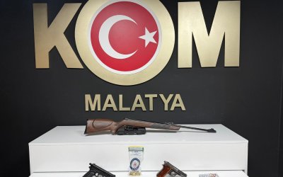 Malatya’da Kaçak Silah Operasyonu: 2 Gözaltı