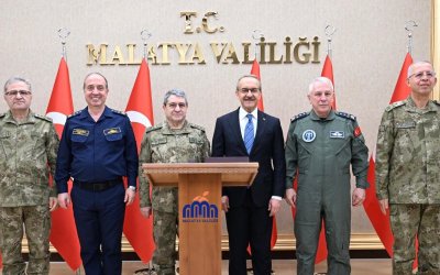 TSK Üst Kademesi Malatya’da Bölgesel Gelişmeleri Masaya Yatırdı