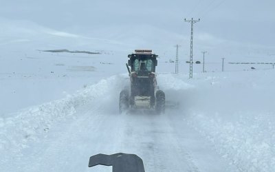 Malatya’da Kar Kalınlığı 110 Santimetreye Ulaştı