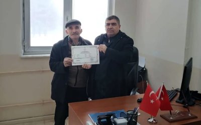 Doğanşehir’de 82 Yaşında Okuma Yazma Başarısı