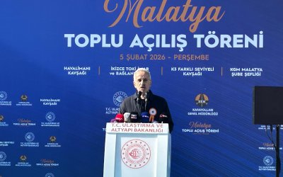 Ulaştırma ve Altyapı Bakanı Uraloğlu’ndan Malatya’ya 3 Projenin Toplu Açılışı