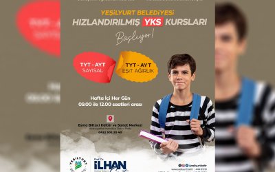 Yeşilyurt Belediyesi "Hızlandırılmış YKS Kursları" Başladı