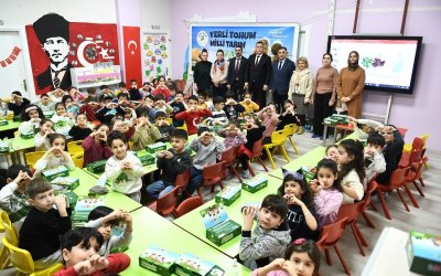 Yeşilyurt Belediyesi’nden Miniklere Tarım Eğitimi