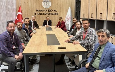 Türk Kültür Sanat Sen Heyeti Malatya’da Kurum Ziyaretlerinde Bulundu