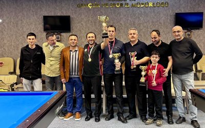 Bilardo Üç Band İl Şampiyonası Yapıldı