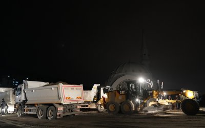 Battalgazi’de Çamurlu TOKİ Cami Çevresindeki Çalışmalar Tamamlandı