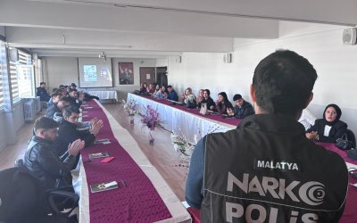 Malatya’da Uyuşturucuya Sıfır Tolerans: Hem Operasyon Hem Bilgilendirme