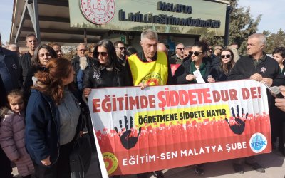Malatya’da Eğitimcilerden Güvenlik Tepkisi: “Bu Saldırı Münferit Değil”