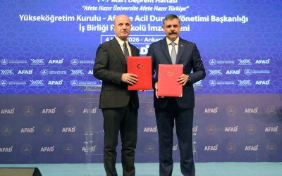 YÖK ile AFAD Arasında “Afete Hazır Üniversite” Protokolü İmzalandı