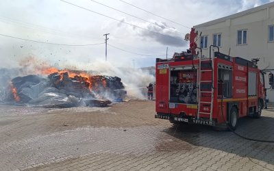 Adıyaman Besni’de Tütün Tesisinde Yangın