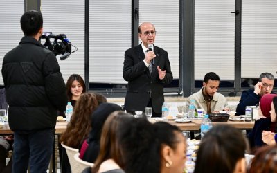 Başkan Geçit, 36 Ülkeden Uluslararası Öğrencileri İftarda Ağırladı