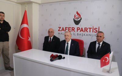 Özdağ Malatya’da Konuştu: “Terörle Mücadele Kararlılıkla Sürdürülmeli”