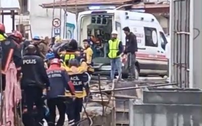 Malatya’da İnşaatta Yüksekten Düşen İşçi Yaralandı