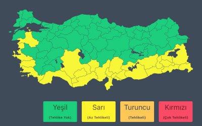 Meteoroloji’den Kuvvetli Yağış ve Toz Taşınımı Uyarısı