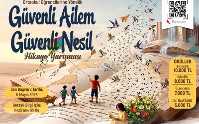 Malatya'da "Güvenli Ailem, Güvenli Nesil" hikâye yarışması düzenlenecek
