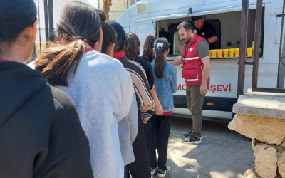Adıyaman’da Kızılay’dan Öğrencilere Çorba İkramı