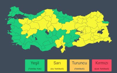 Doğu ve Güneydoğu İçin Kuvvetli Yağış ve Kar Uyarısı